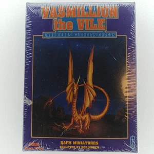 Vasmillion the Vile Guardian Dragon Miniature Factory Sealed 1991 Dark Lords NEW - Picture 1 of 7