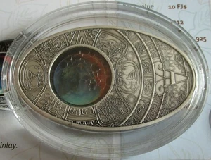 Fiji 10 Dollars 2012 Apocalypse Maya Silber - Picture 1 of 2
