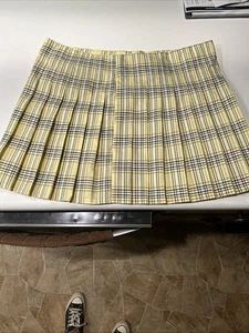Xxxl (21) Gonna plissettata 100% poliestere bellissima a quadri  - Foto 1 di 5