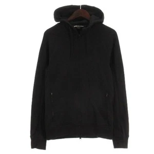WITHLEY Y-3 CLASSIC F-ZIP HOODIE BACK LOGO SWEAT ZIP UP FJ0344 BLACK S Used 996a - Picture 1 of 6