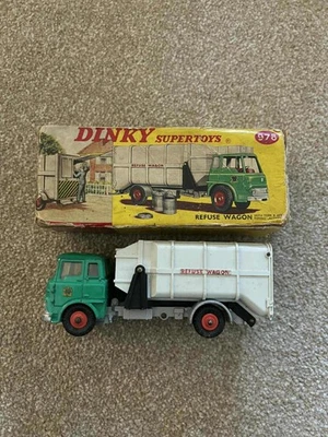 DINKY TOYS 978. VAGÓN DE BASURA BEDFORD TK.  1ª VERSIÓN CON CAJA Foto 1 de 4