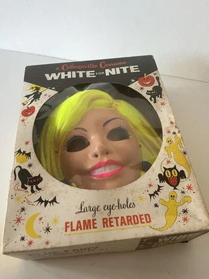 Vintage 60’s Collegeville White for Nite Blue Fairy Size L Halloween Costume - Image 1 of 4