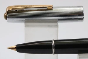 Pluma Estilográfica Fina Waterman Taperite Negra De Colección, GT - Imagen 1 de 10
