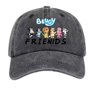 Bluey Cartoon Cute Pets Friends Baseball Cap Anime Trendy Hat Street Fashion - Picture 1 of 15