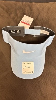 NIKE Light Blue Training Visor Womens Hat L/XL Adjustable - Image 1 of 2