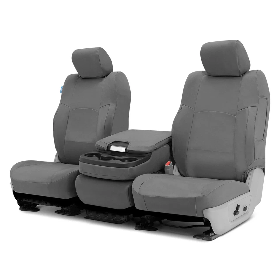 For Honda Odyssey 11-17 Polycotton Drill 2nd Row Medium Gray Custom Seat Covers - Image 1 of 4