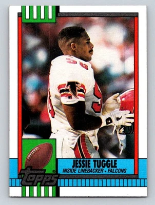 1990 Topps #479b Jessie Tuggle Atlanta Falcons Rookie - Image 1 of 2