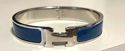 Pulsera Hermes Clic H Azul   Foto 1 de 4