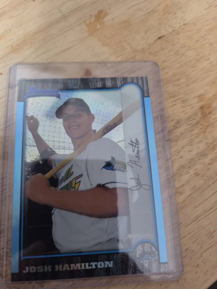 Джош Хэмилтон 2013 Bowman #431 синий сапфир переливающийся дебютант перепечатки TY1 - Изображение 1 из 2