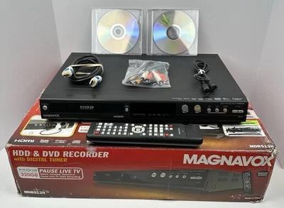 Grabadora de DVD y HDD Magnavox MDR513H con cables de caja remota sintonizador digital PROBADO Foto 1 de 4
