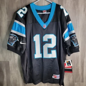 Dead Stock Carolina Panthers VTG 90s Nike Pro Line Kerry Collins Jersey Mens 48 - Picture 1 of 22