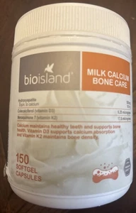 Bio Island Milk Calcium Knochenpflege 150 Softgel Kapseln - Bild 1 von 3
