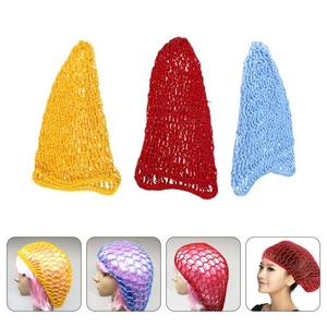 Borsa rete per capelli 3 pezzi bambino miss cappelli donna - Foto 1 di 12