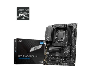 MSI PRO B760-P DDR4 II - Motherboard, Intel B760, LGA 1700, ATX DIMM SDRAM - Picture 1 of 4