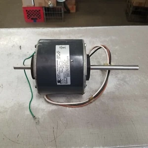 EMERSON K55HXDYG-7120 1/8HP 230V 1PH 60HZ  RPM:1100 48FR DUAL 1/2" SHAFT MOTOR - Picture 1 of 5