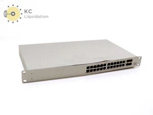 24-portowy w pełni zarządzany przełącznik PoE GbE Cisco Meraki MS125-24P NIEODEBRANY **WGNIECENIA** - Zdjęcie 1 z 8