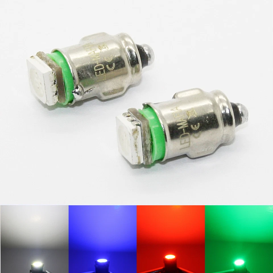 2x BA7S LED 12V White Red Speedometer Instrument Lighting Socket - Image 1 of 1