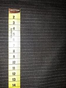 Hosenstoff Meterware braun Nadelstreifen mit Schurwolle u Elasthan 1,55 x VB NEU - Bild 1 von 2