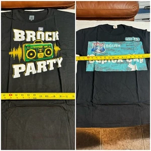 WWE Brock Lesnar Shirt Lot Brock Party - 2XL & Suplex City Shirt - Picture 1 of 14