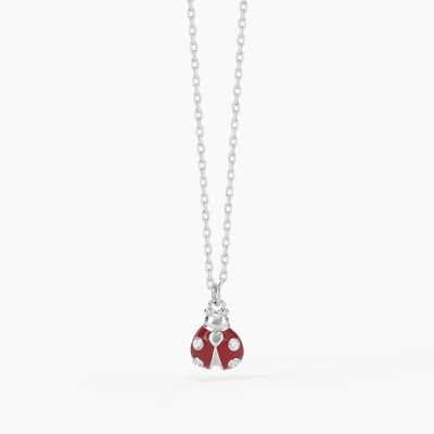 MABINA GIOIELLI   COCCINELLE COLLANA  REFERENZA  553391   ARGENTO 925 - Immagine 1 di 4