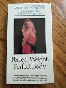 Video Hypnosis Perfect Weight Perfect Body Dick Sutphen VHS New Sealed - Picture 1 of 2