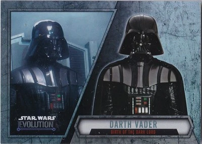 STAR WARS 2016 TOPPS EVOLUTION SP-5 SHORT PRINT DARTH VADER INSERT RARE 1:375 PK - Image 1 of 2