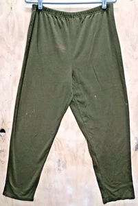 Mountain Lake Petite Comfort Nylon Sweatpants Men's Medium M Embroidered Olive - Picture 1 of 6