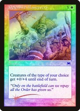 Defensive Maneuvers FOIL Onslaught NM White Common MAGIC MTG CARD ABUGames