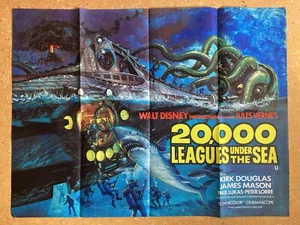 20,000 Leagues Under The Sea, Plakat Original-UK-Quad ca 30x40’’/76x101 cm - Bild 1 von 4