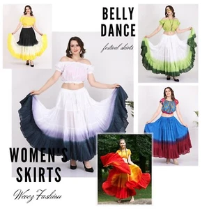 Falda de 25 yardas tribal ATS danza del vientre para mujer (lote al por mayor) - Imagen 1 de 81