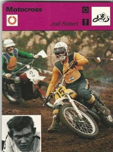 1977-79 Sportscaster Card, #07.06 Motorcross, Joel Robert, Belgien - Bild 1 von 1
