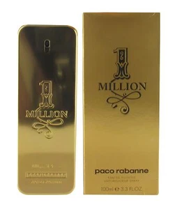 Paco Rabanne 1 Million 100ml Eau de Toilette Spray for Men - New