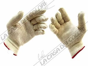 GUANTI IN COTONE ELASTICI CON POLSINI - 1 PAIO - MISURA UNICA - Picture 1 of 1