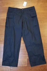 Nike Life Cargo Pants Woven Baggy Black Mens Size 40 HM6957-010 - Picture 1 of 6