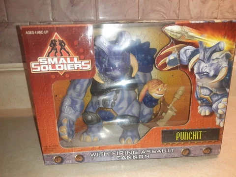 Small Soldiers "Punchit & Scratchit" Action Figures - 1998 Hasbro (in box) RARE Cover