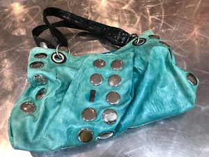 NICOLE LEE TÜRKIS VINTADGE HANDTASCHE - Bild 1 von 7