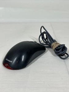 ⭐ Microsoft Wheel Mouse Optical USB 3-Button Wired Mouse Black X802382 PS/2  ⭐ - Picture 1 of 4