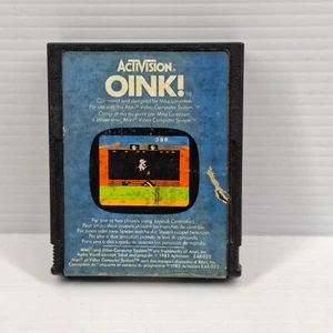 Oink! (Atari 2600, 1982) Activision Atari Game Cartridge PAL - Foto 1 di 3