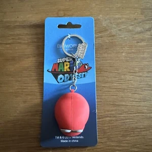 Super Mario Odyssey Keyring Cappy Hat Bioworld Official Nintendo - Picture 1 of 2