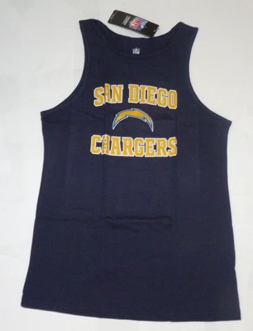 NEW NFL San Diego Chargers Football Tank Top Shirt Youth Boys M 10 12 NWT Cover