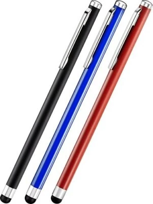 Stainless-Steel Universal Insignia Pen - Styluses - Black/Red/Blue (3-Count) - Image 1 of 3