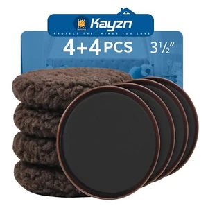 Furniture Sliders Multi-Surface Furniture Sliders for Carpet & Hardwood Floor... - Picture 1 of 7