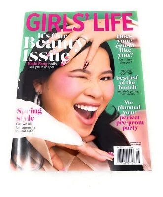 GIRLS' LIFE MAGAZINE | APRIL/MAY 2025 | KATIE FANG Spring Style Beauty Issue New Foto 1 de 3