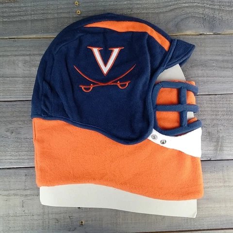 Excalibur Electronics Virginia College Football Fan Helmet Hat Size Large Cover
