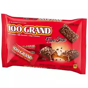100 Grand Chocolate Bar Fun Size, 10 Ounce - Picture 1 of 2