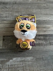 Multipet Knobby Noggin Fox Squeaky Plush Dog Toy Bumpy Head Cuzzle Buddies - Picture 1 of 2