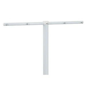 Mega Outdoor Clothesline Single T-Post, White - Picture 1 of 10