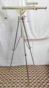 Telescopio in ottone e metallo XIX secolo navigazione nautica - raro ritrovamento da collezione - Foto 1 di 9