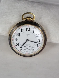 Seltene antike Taschenuhr Elgin Modell 325 15 Jewels von 1905 LÄUFT - Bild 1 von 7