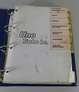 Manual De Taller Fiat Uno 1300 Turbo I.E. 77 KW / 105 PS Año 1985 - 1987 - Imagen 1 de 10